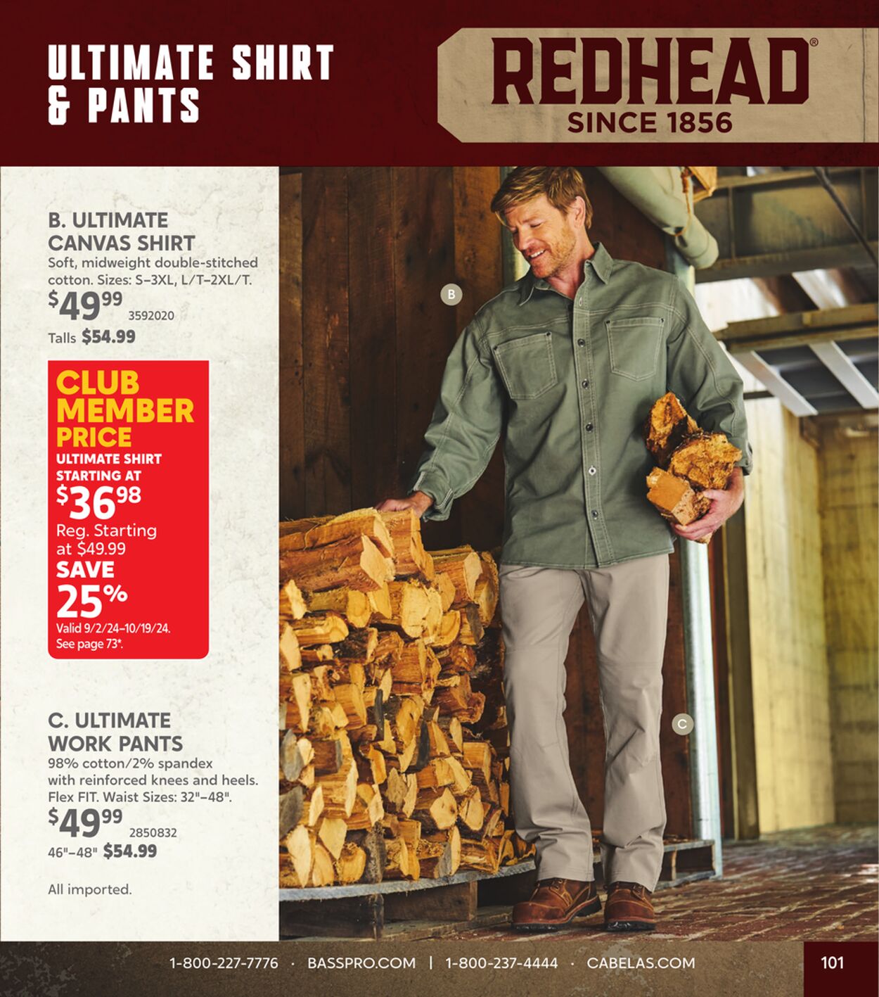 Weekly ad Cabela's 08/29/2024 - 12/29/2024