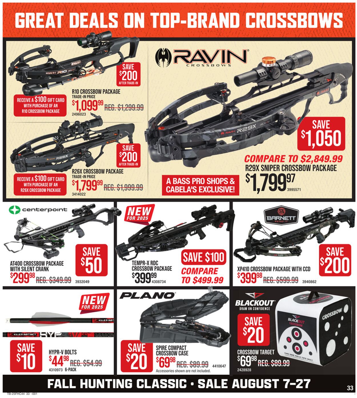 Weekly ad Cabela's 08/07/2025 - 08/27/2025