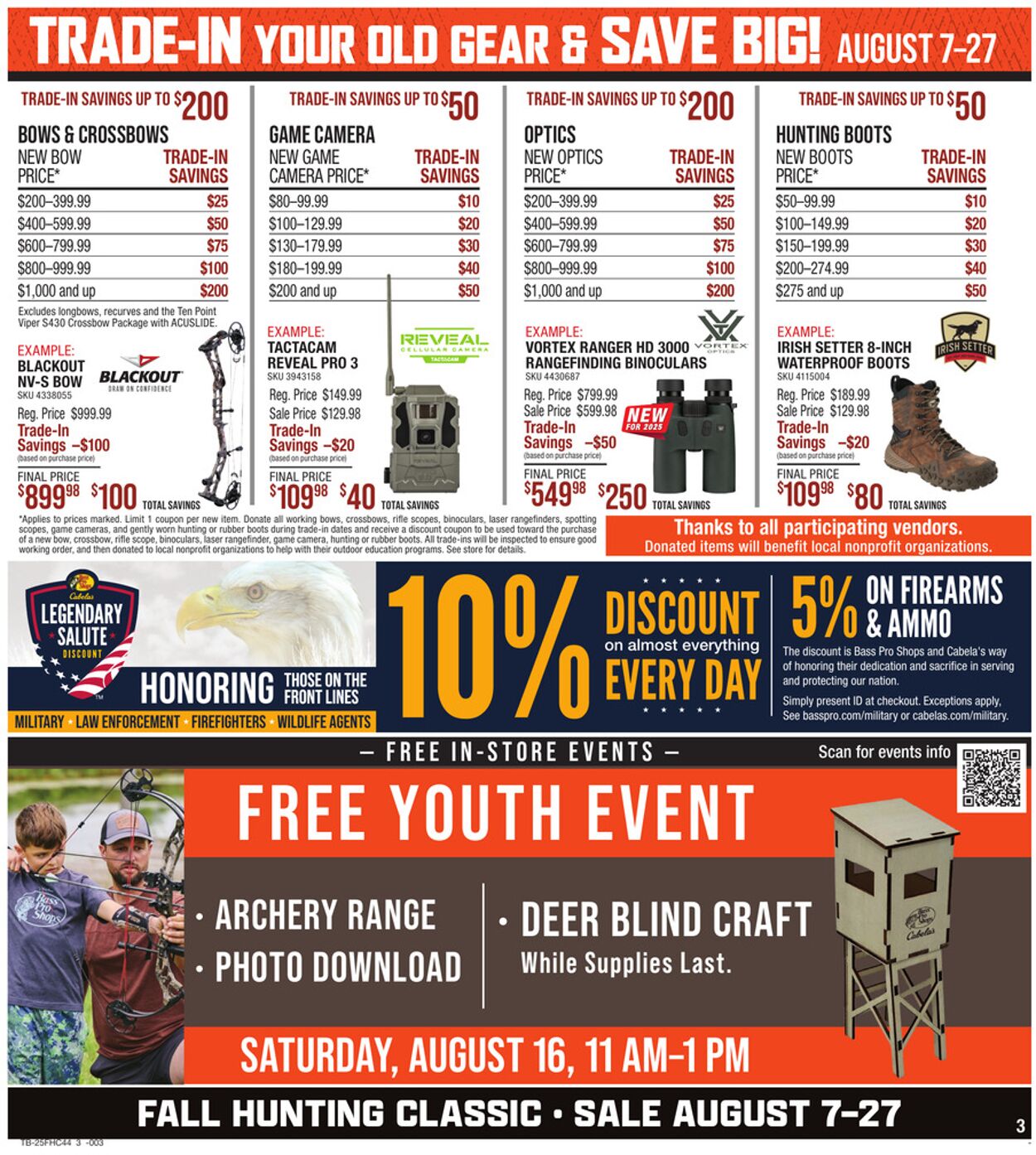 Weekly ad Cabela's 08/07/2025 - 08/27/2025
