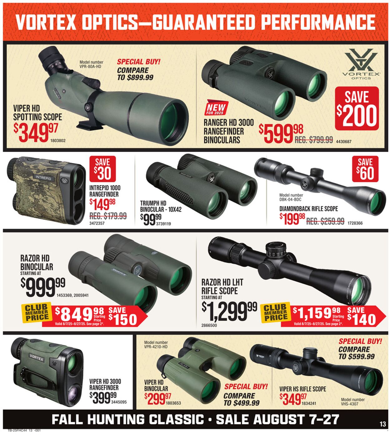 Weekly ad Cabela's 08/07/2025 - 08/27/2025