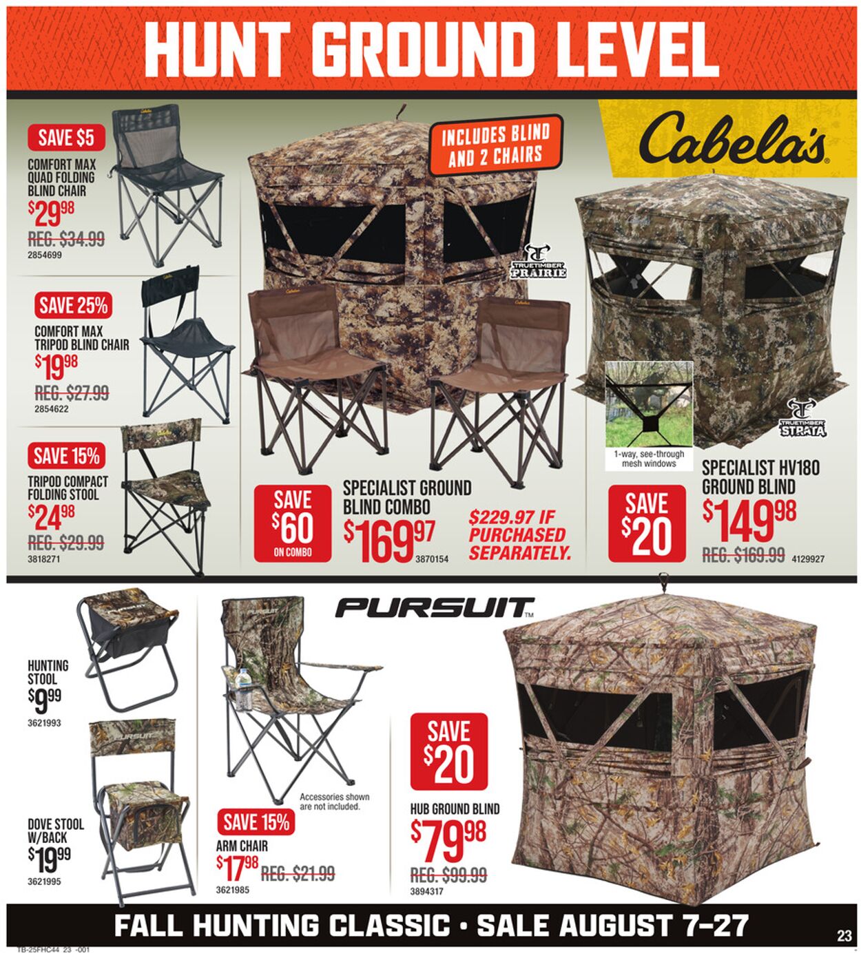 Weekly ad Cabela's 08/07/2025 - 08/27/2025