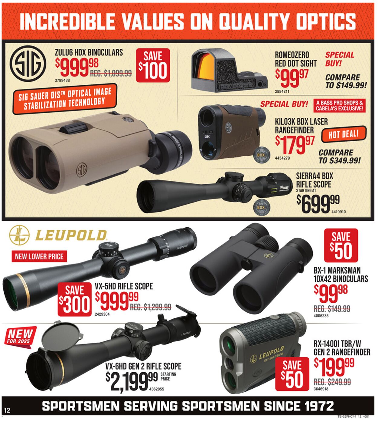 Weekly ad Cabela's 08/07/2025 - 08/27/2025