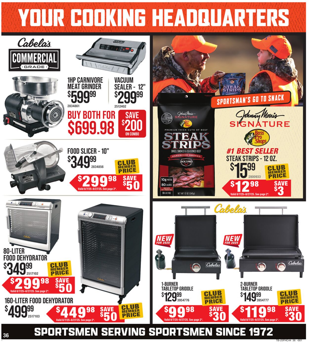 Weekly ad Cabela's 08/07/2025 - 08/27/2025