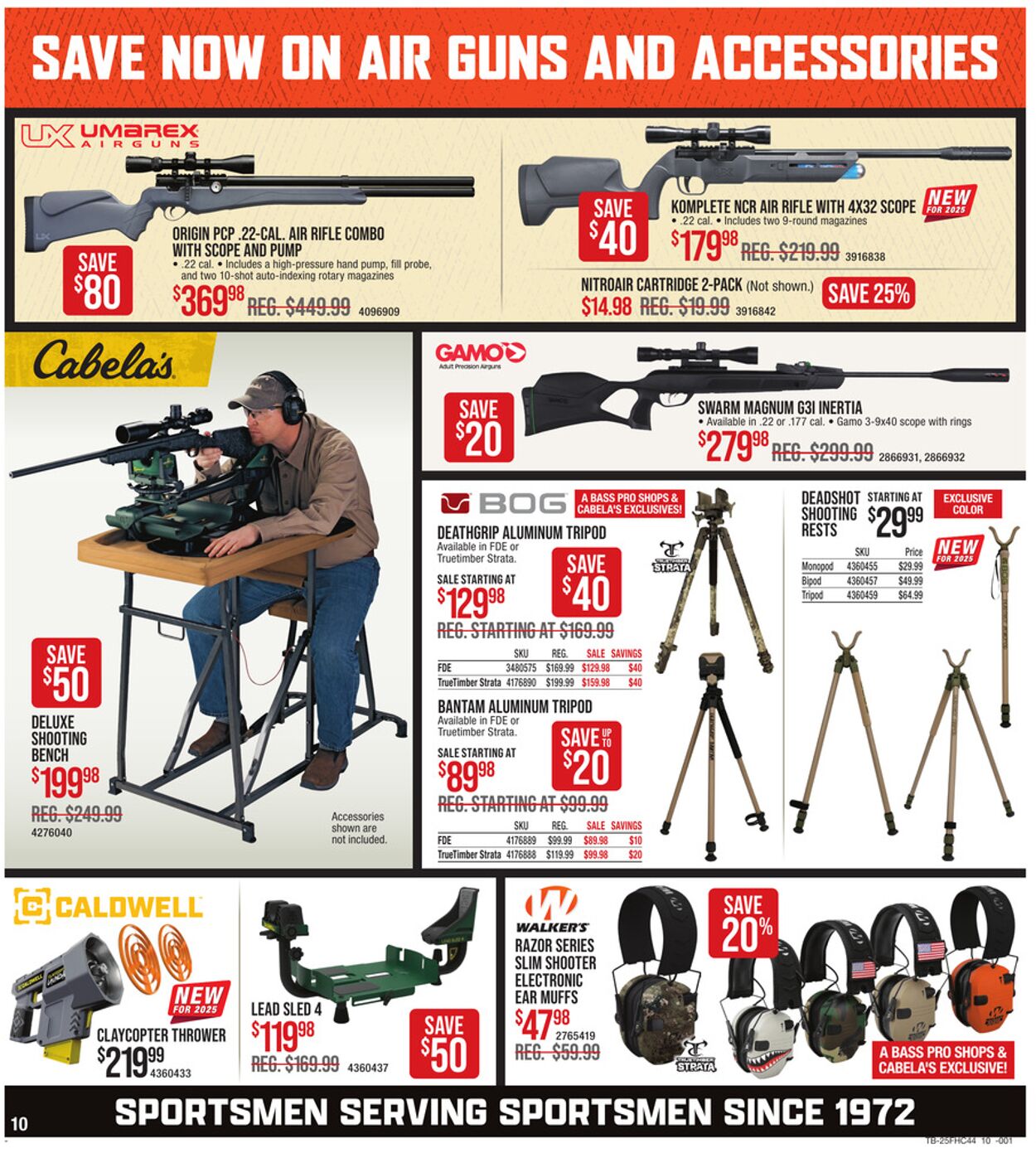 Weekly ad Cabela's 08/07/2025 - 08/27/2025
