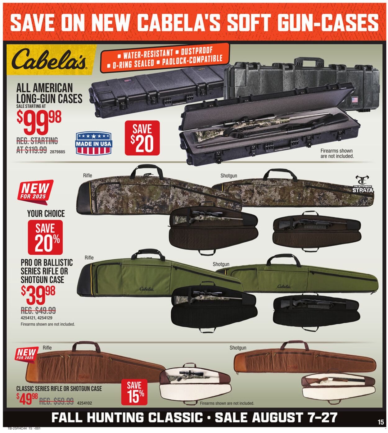 Weekly ad Cabela's 08/07/2025 - 08/27/2025