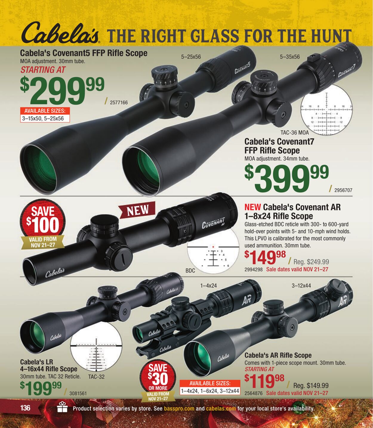 Weekly ad Cabela's 12/01/2022 - 12/31/2022