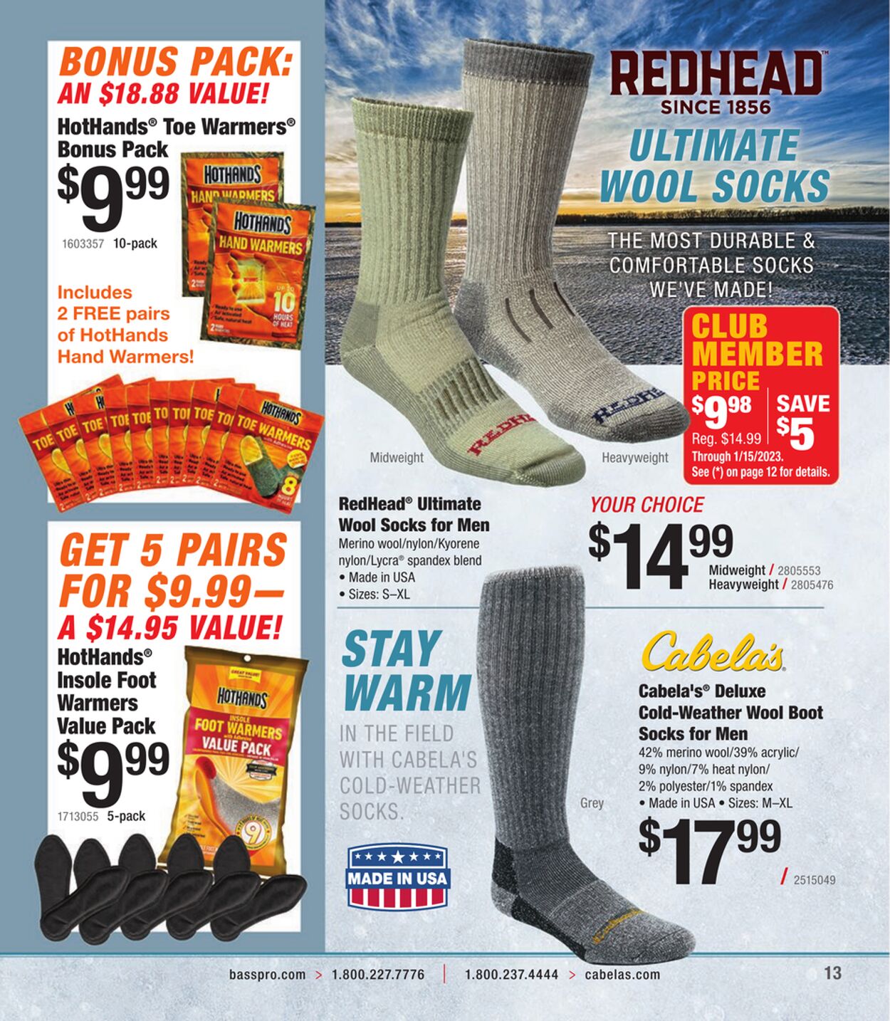 Weekly ad Cabela's 12/01/2022 - 12/31/2022