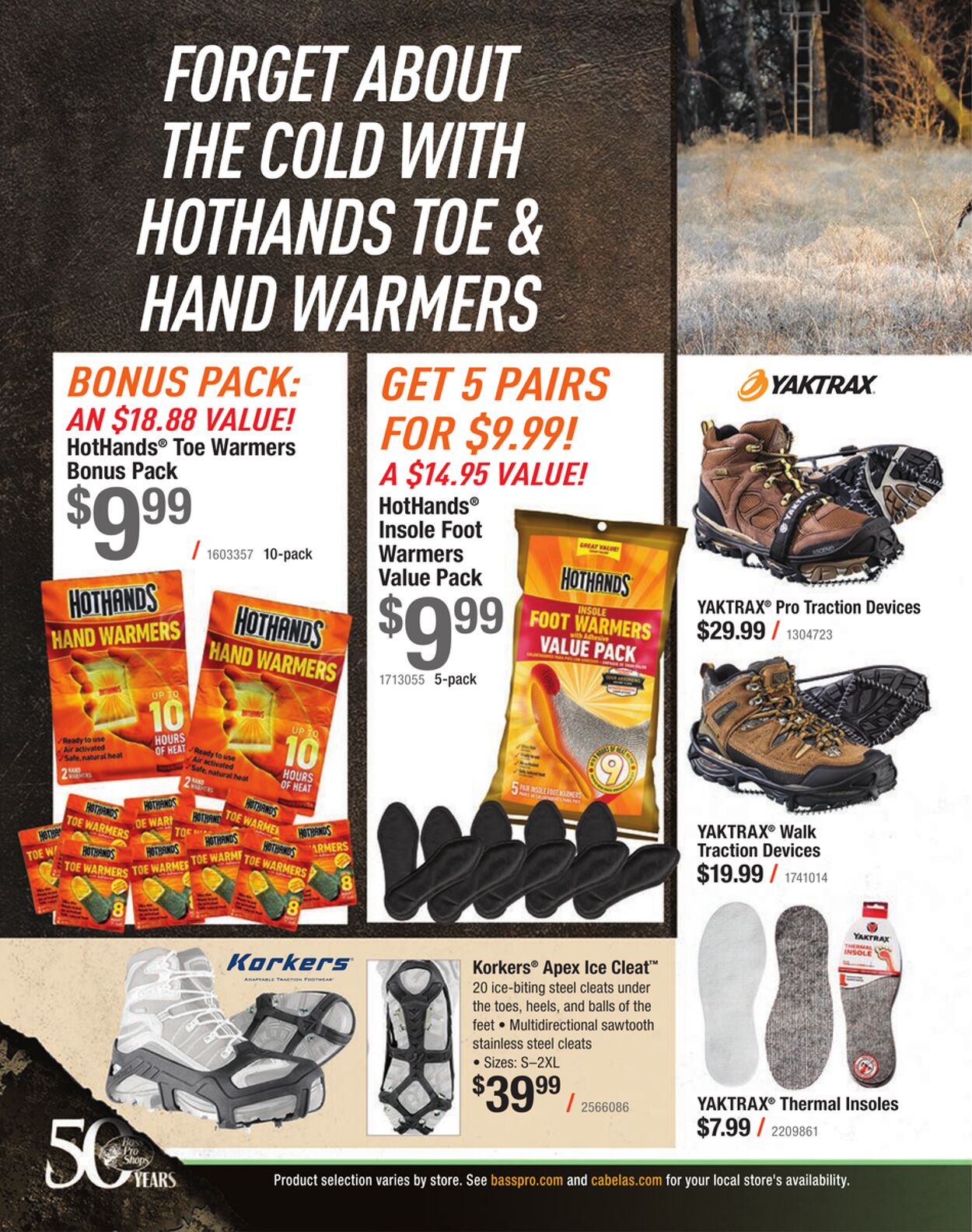 Weekly ad Cabela's 12/01/2022 - 12/31/2022