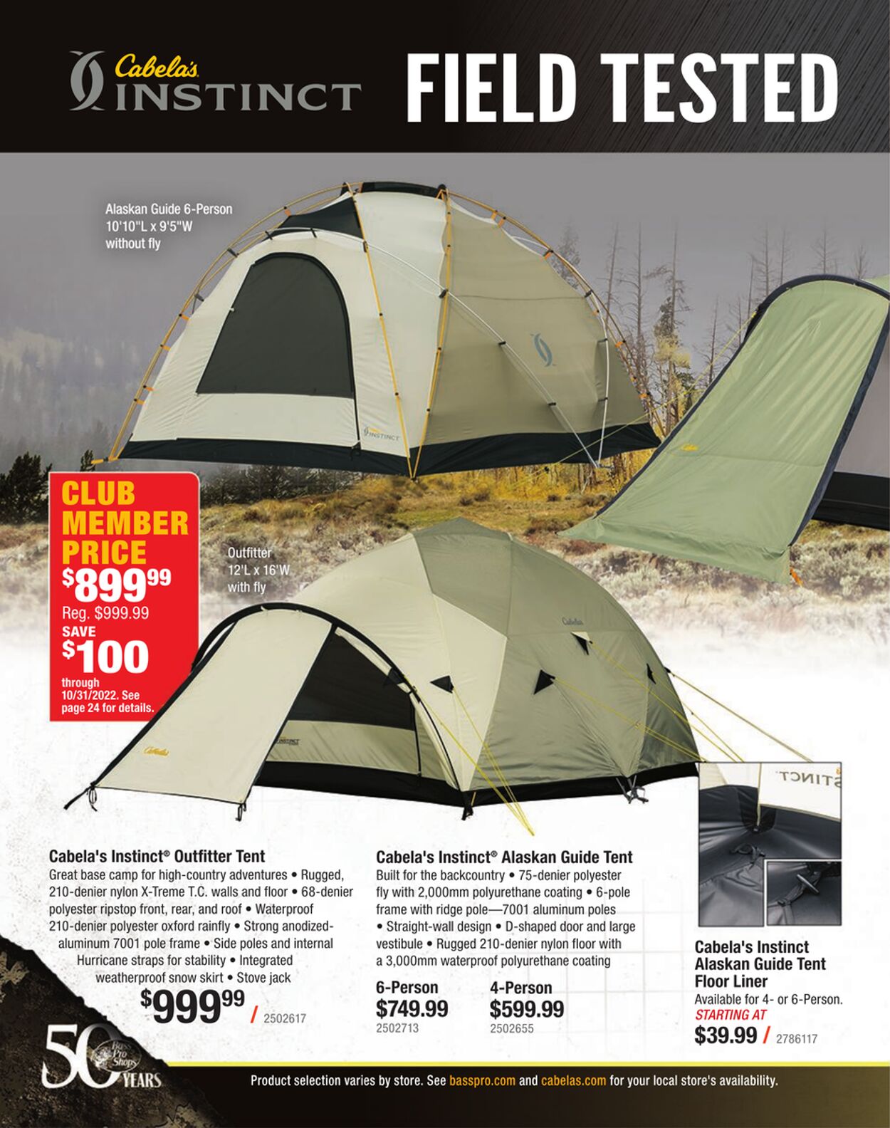 Weekly ad Cabela's 12/01/2022 - 12/31/2022