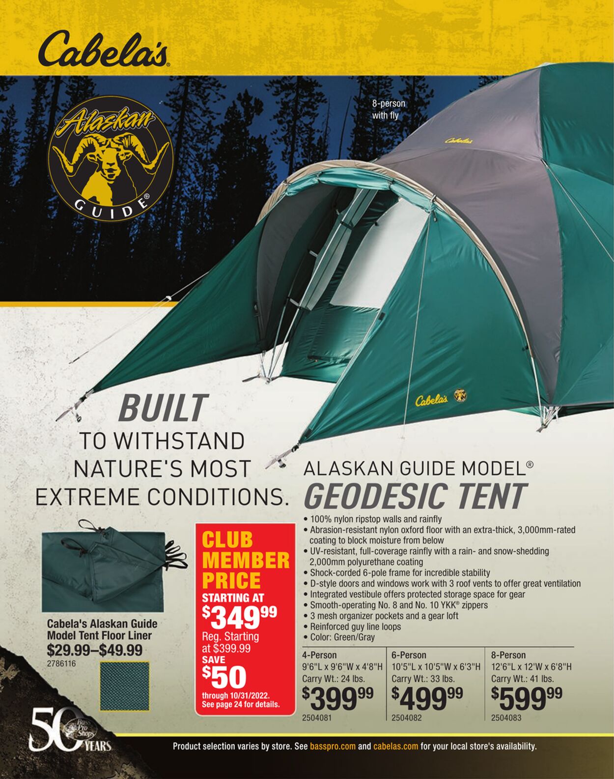 Weekly ad Cabela's 12/01/2022 - 12/31/2022