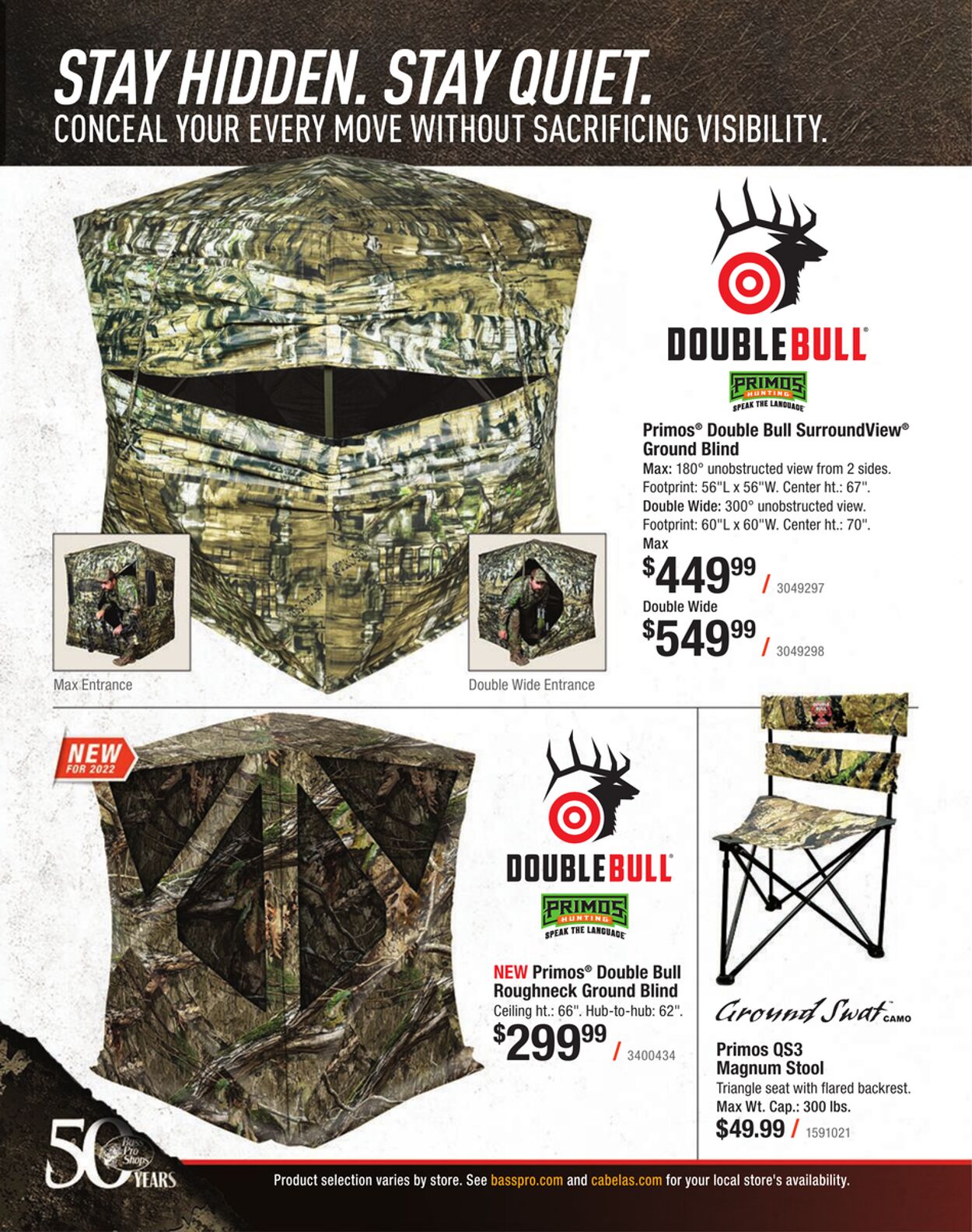 Weekly ad Cabela's 12/01/2022 - 12/31/2022