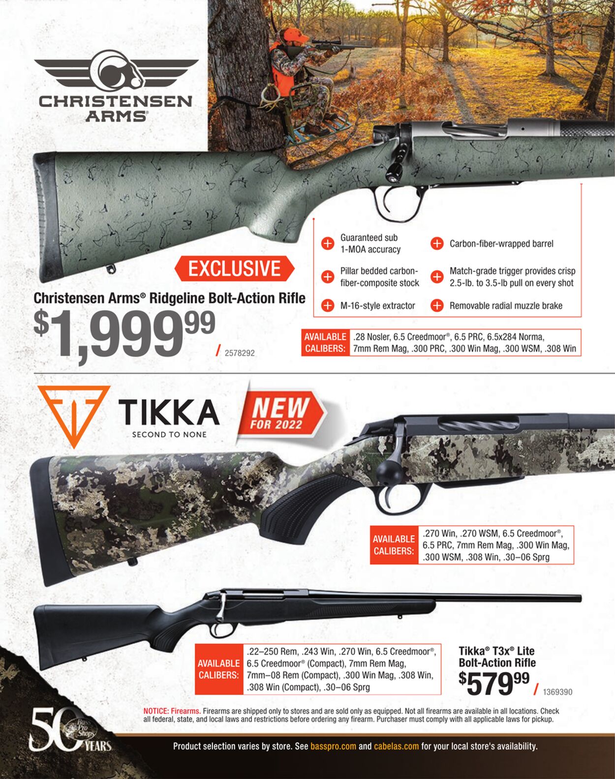 Weekly ad Cabela's 12/01/2022 - 12/31/2022