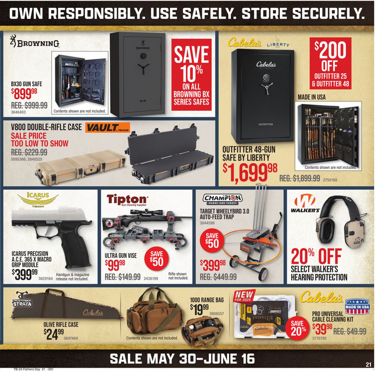 Weekly ad Cabela's 05/30/2024 - 06/16/2024