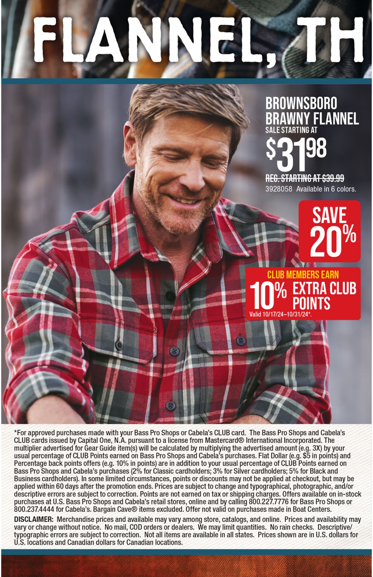 Weekly ad Cabela's 10/17/2024 - 10/31/2024