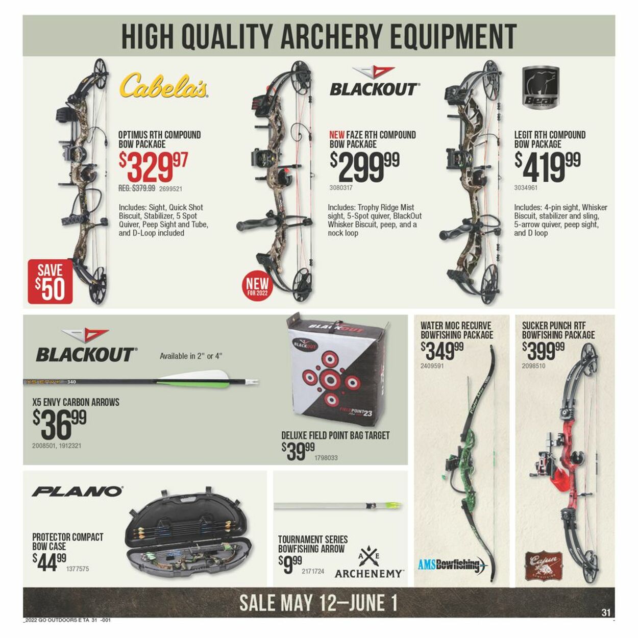 Weekly ad Cabela's 05/13/2022 - 06/02/2022