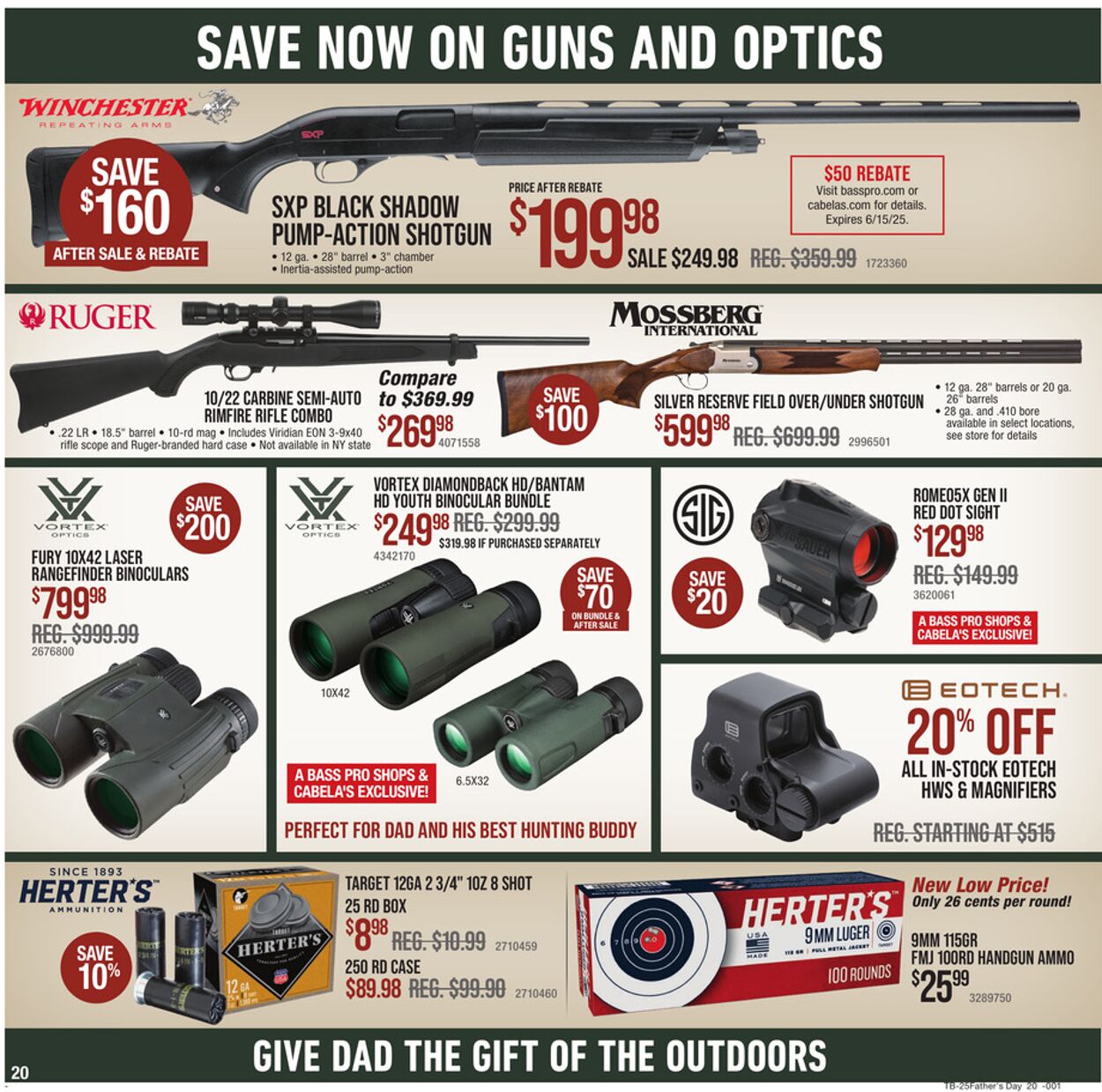 Weekly ad Cabela's 05/29/2025 - 06/15/2025