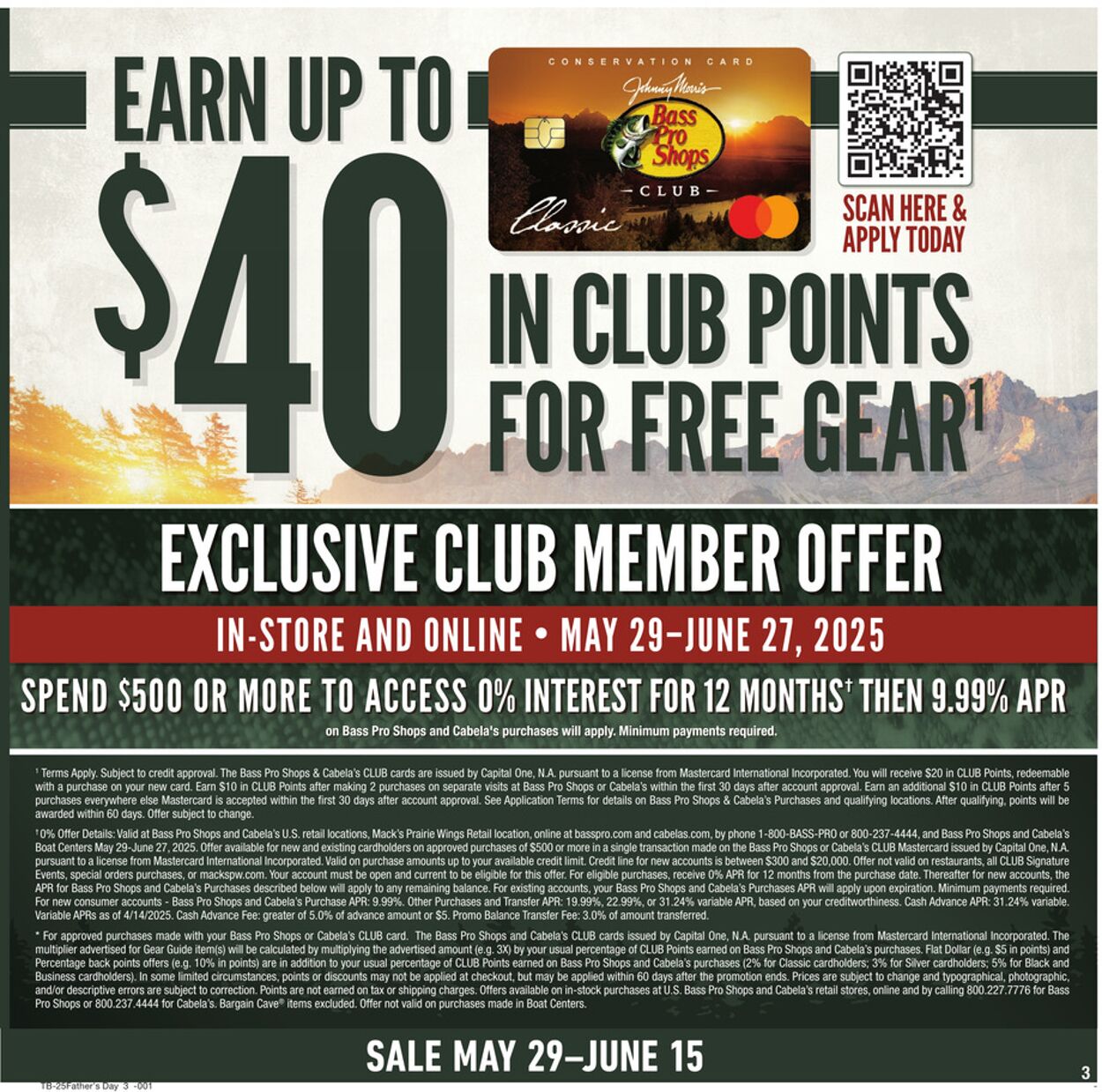 Weekly ad Cabela's 05/29/2025 - 06/15/2025