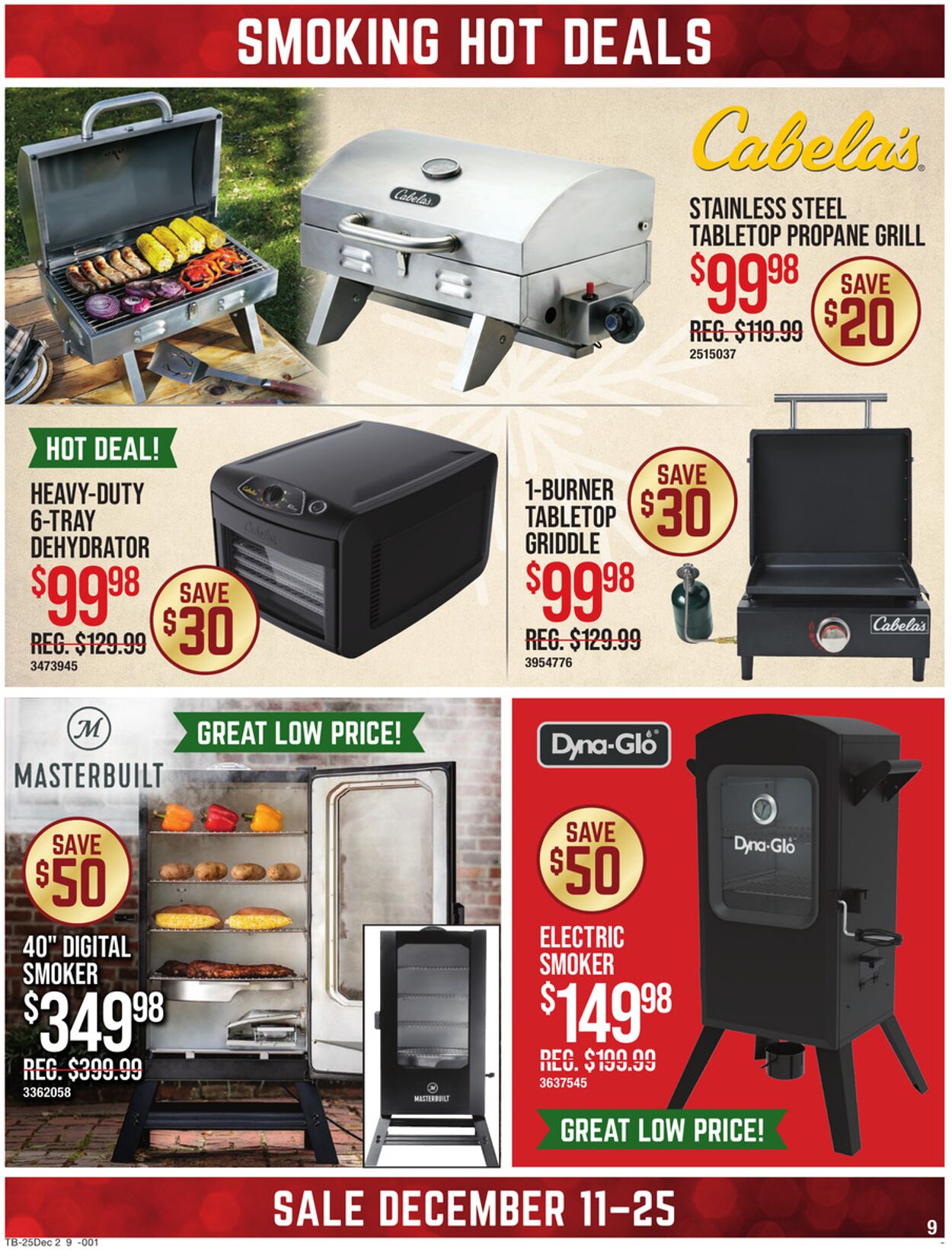Weekly ad Cabela's 12/11/2025 - 12/25/2025