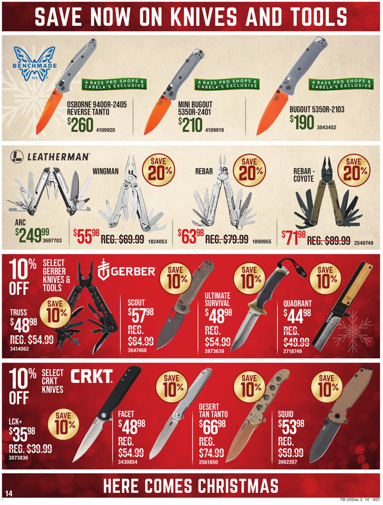 Weekly ad Cabela's 12/11/2025 - 12/25/2025