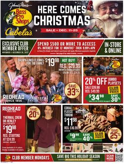 Weekly ad Cabela's 12/11/2025 - 12/25/2025