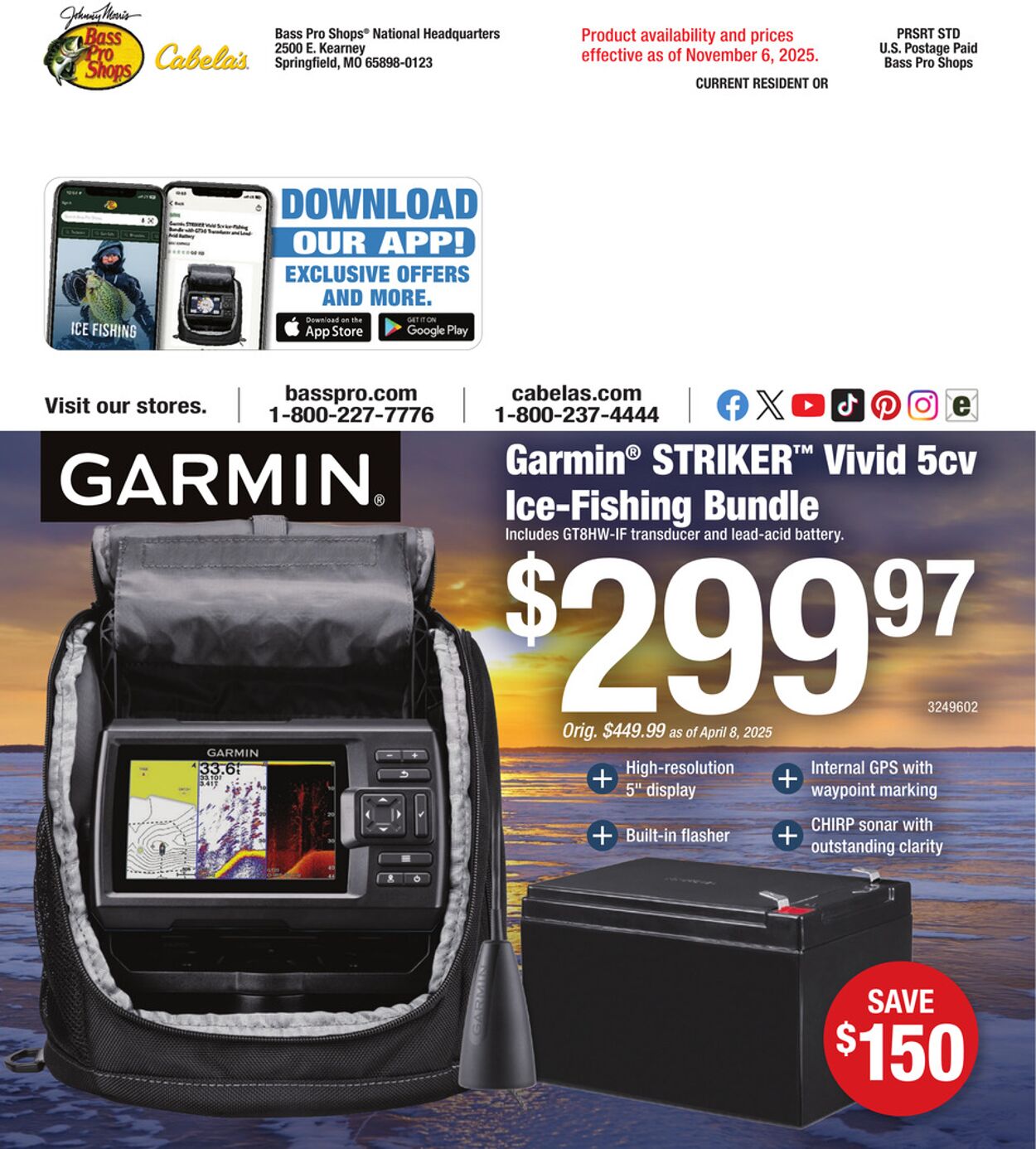 Weekly ad Cabela's 11/06/2025 - 11/20/2025