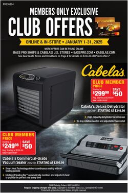 Weekly ad Cabela's 08/29/2024 - 01/29/2025