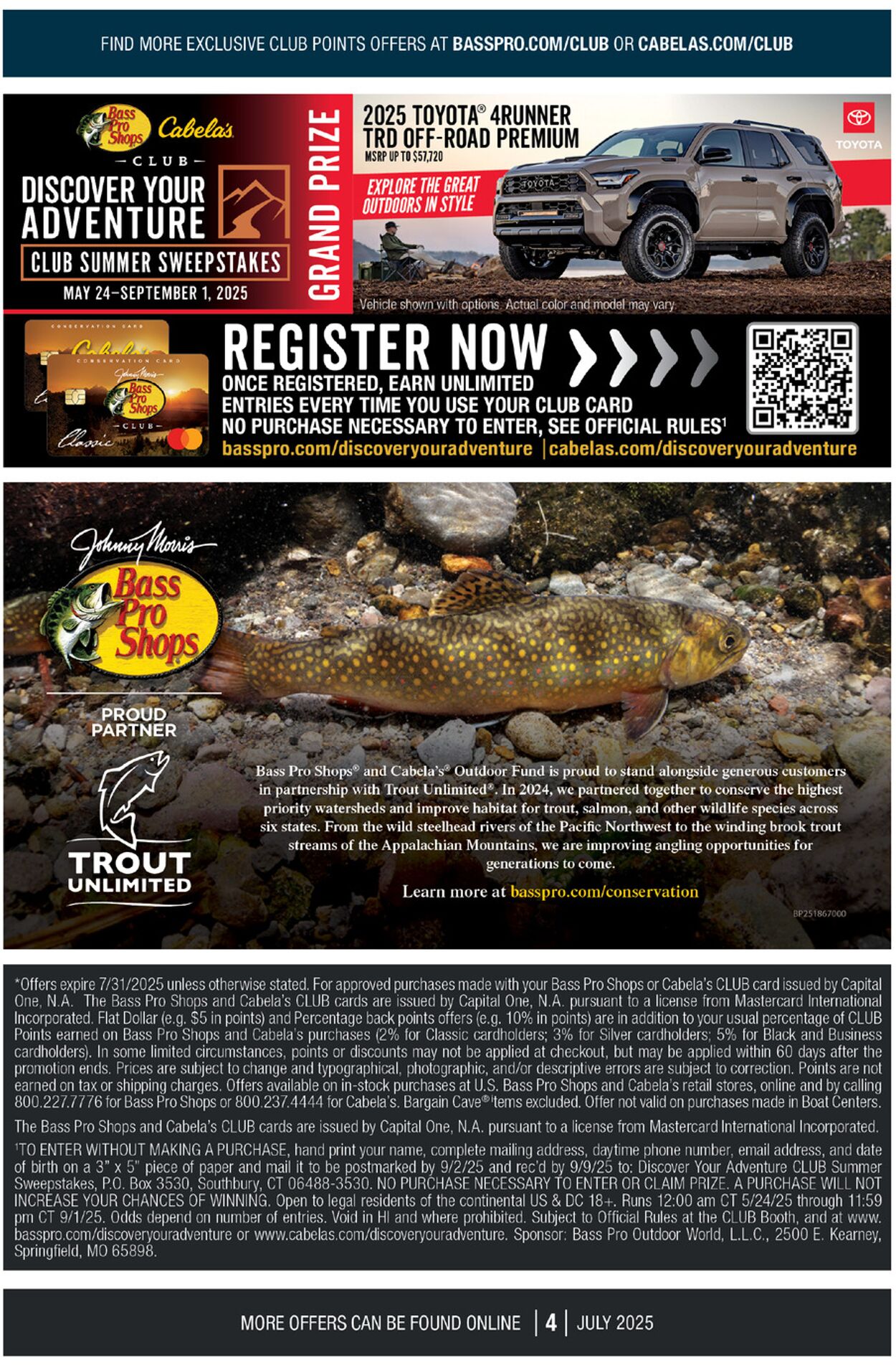 Weekly ad Cabela's 07/01/2025 - 07/31/2025