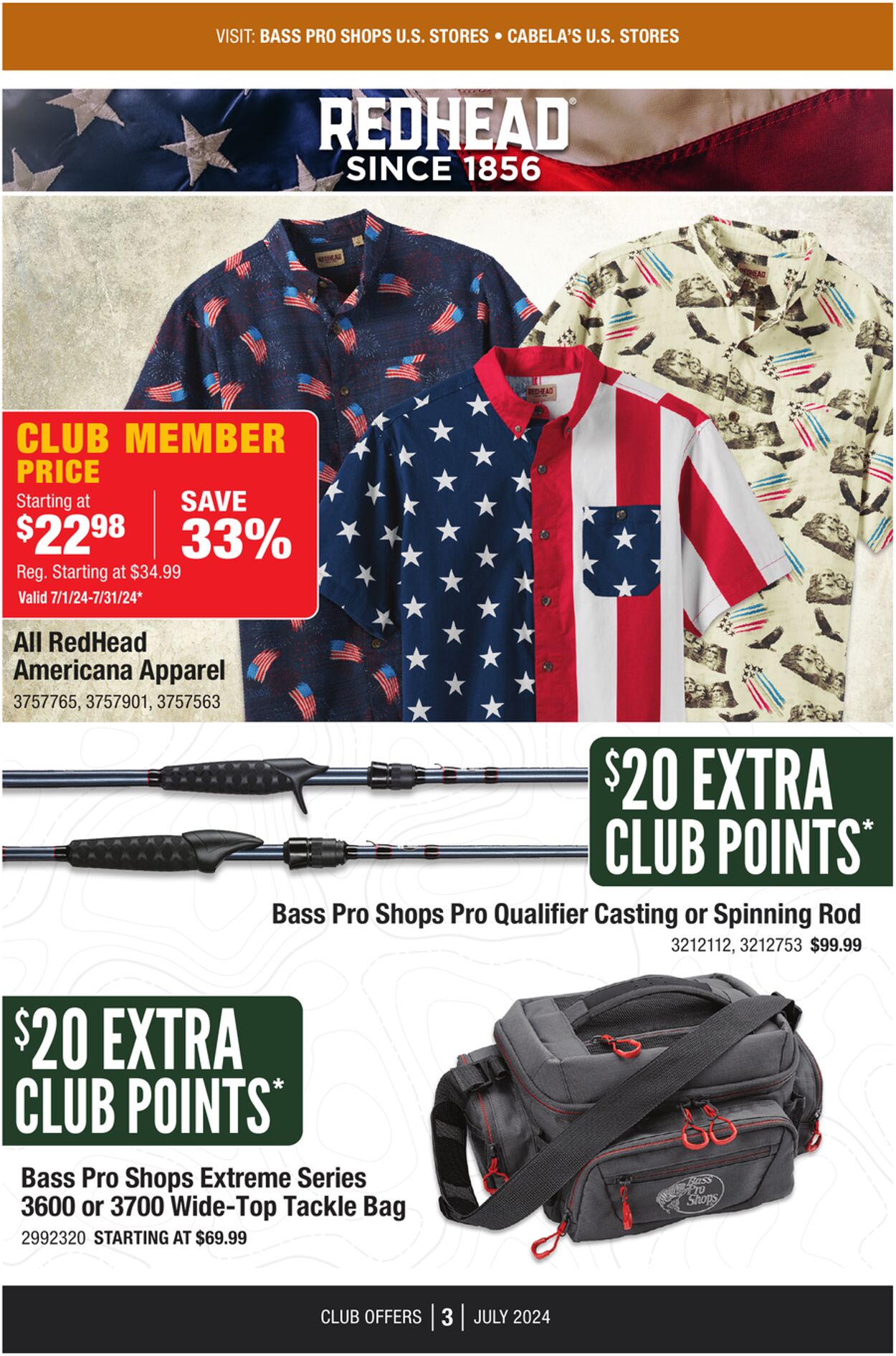 Weekly ad Cabela's 07/01/2024 - 07/31/2024