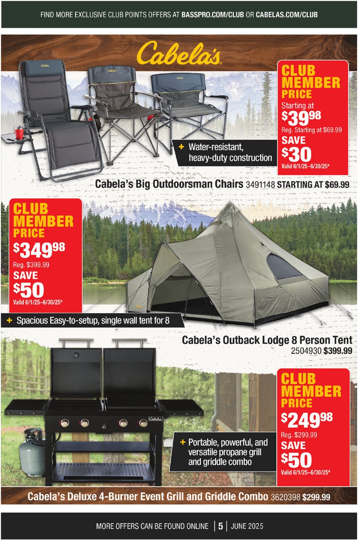 Weekly ad Cabela's 06/01/2025 - 06/30/2025