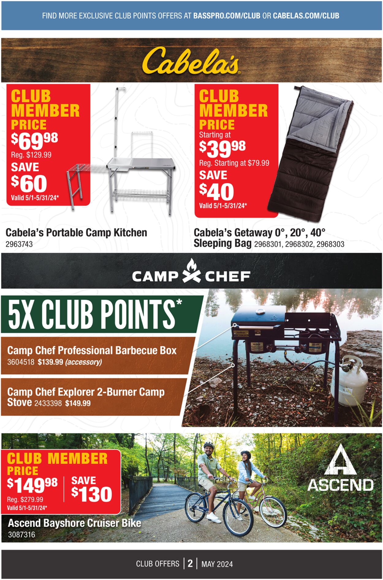 Weekly ad Cabela's 05/01/2024 - 05/31/2024