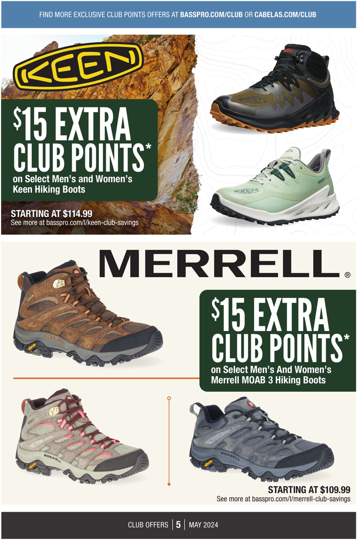 Weekly ad Cabela's 05/01/2024 - 05/31/2024