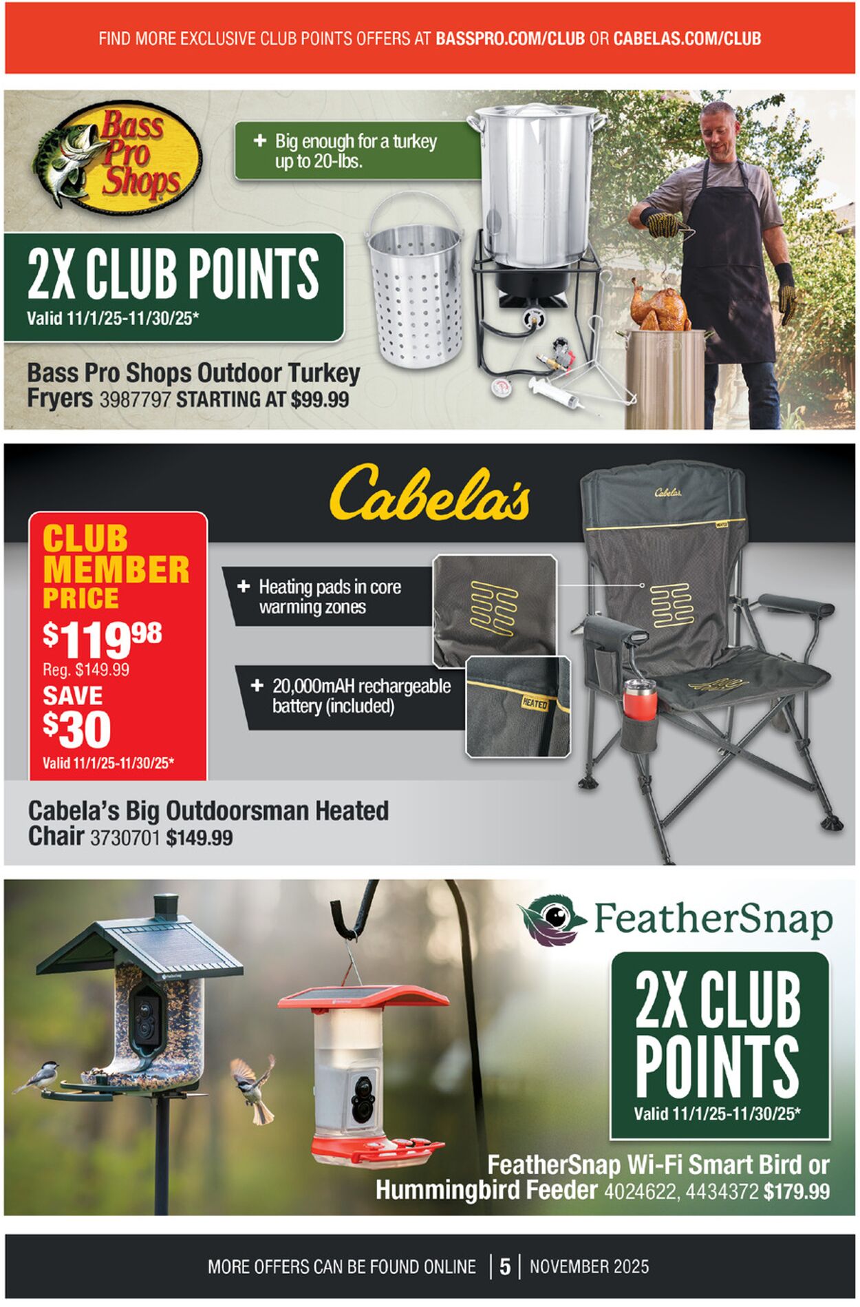 Weekly ad Cabela's 11/01/2025 - 11/30/2025