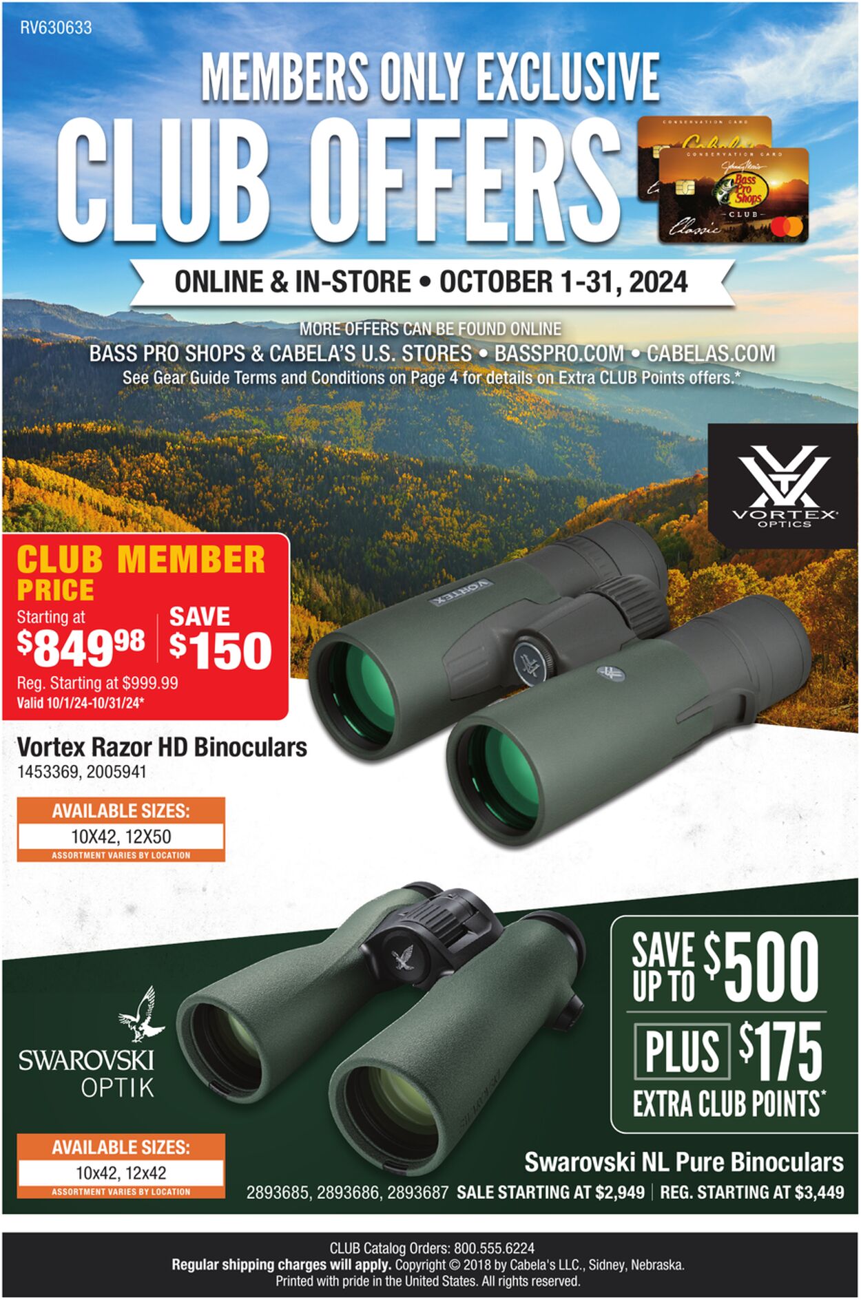 Weekly ad Cabela's 10/01/2024 - 10/31/2024