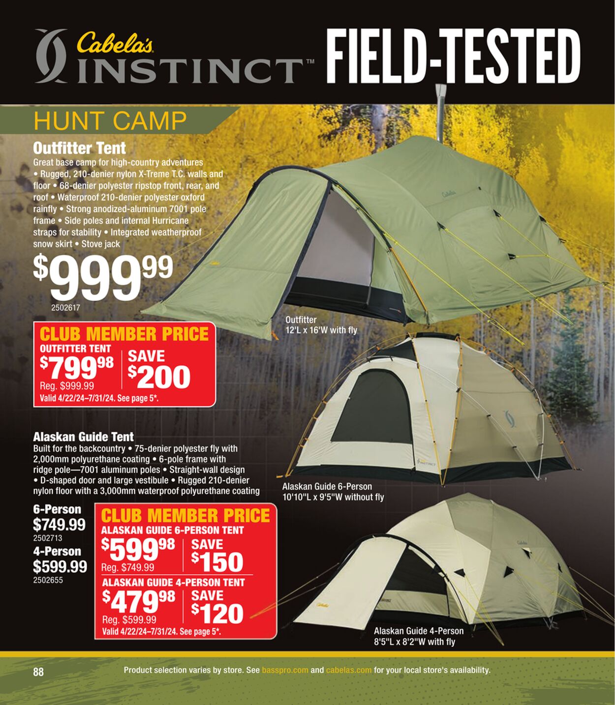 Weekly ad Cabela's 04/18/2024 - 07/31/2024