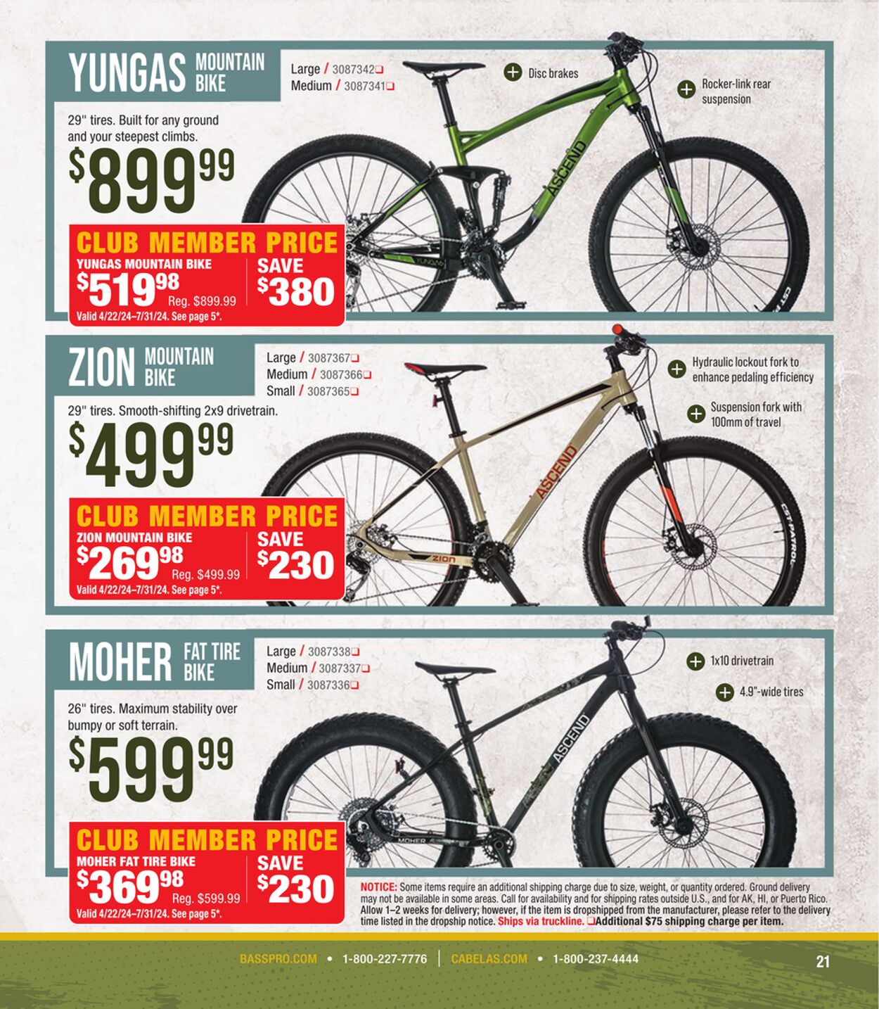 Weekly ad Cabela's 04/18/2024 - 07/31/2024