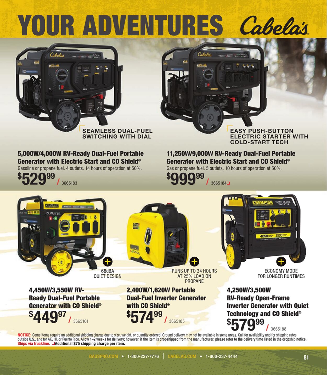 Weekly ad Cabela's 04/18/2024 - 07/31/2024