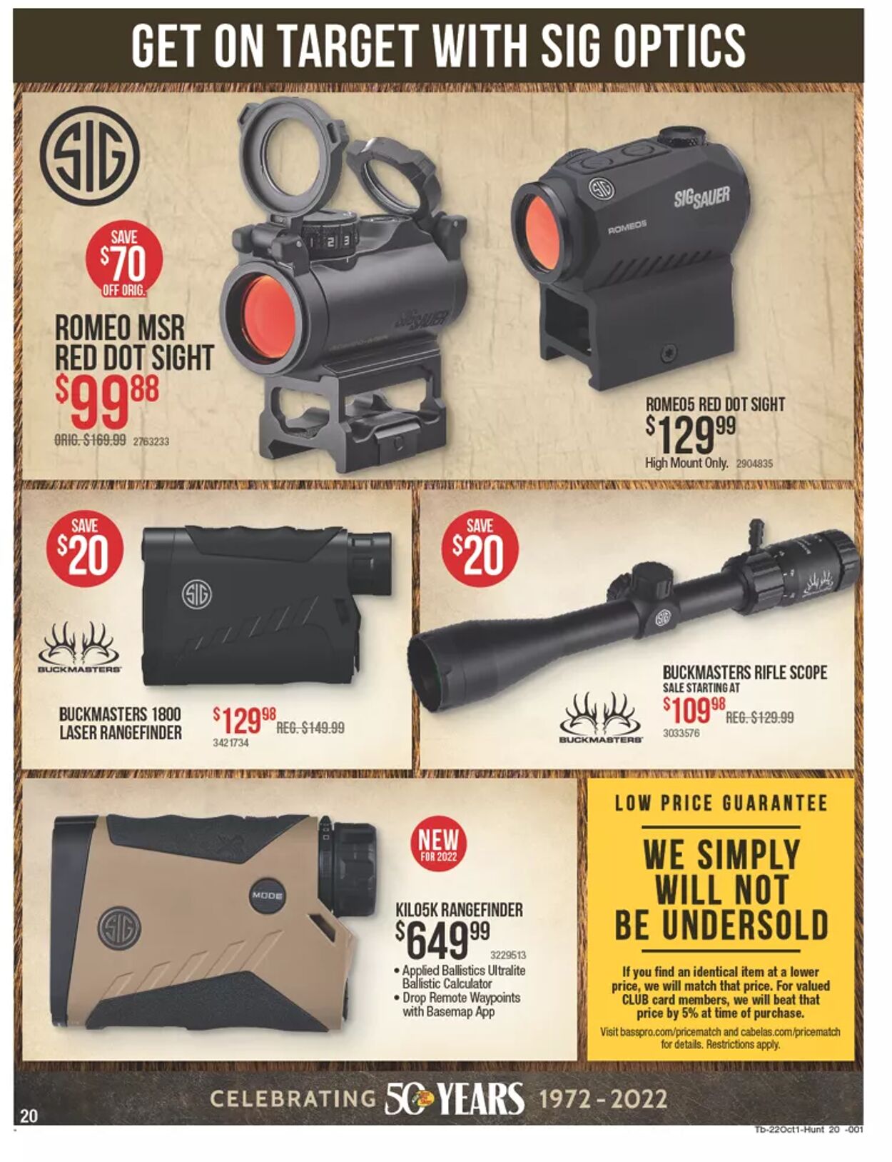 Weekly ad Cabela's 09/22/2022 - 10/05/2022