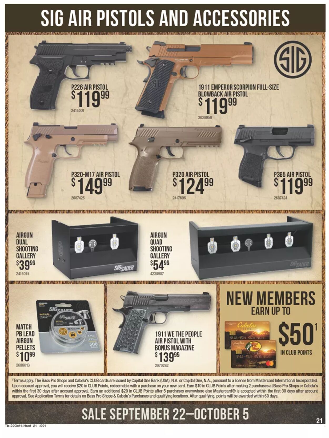 Weekly ad Cabela's 09/22/2022 - 10/05/2022