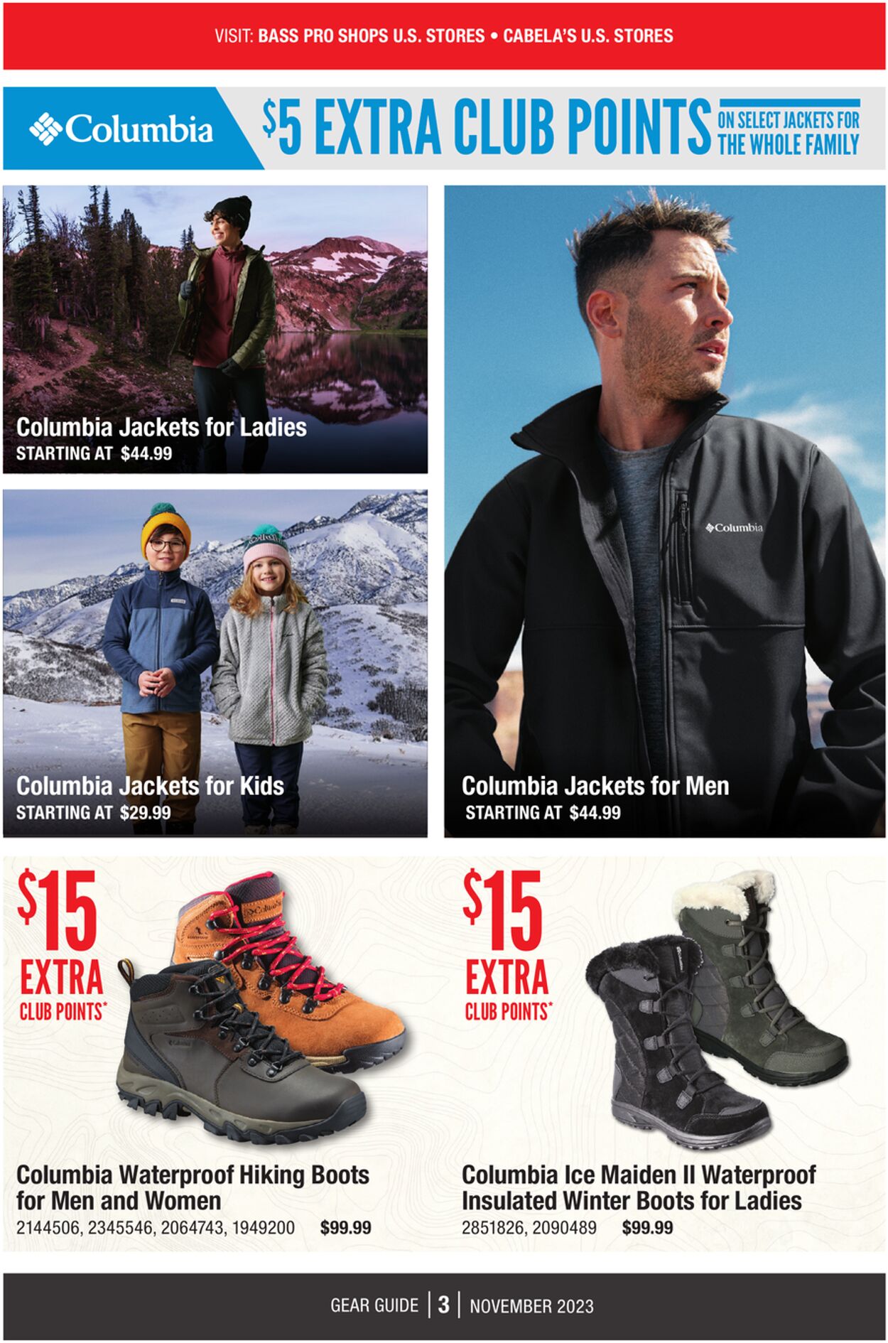 Weekly ad Cabela's 11/01/2023 - 11/30/2023