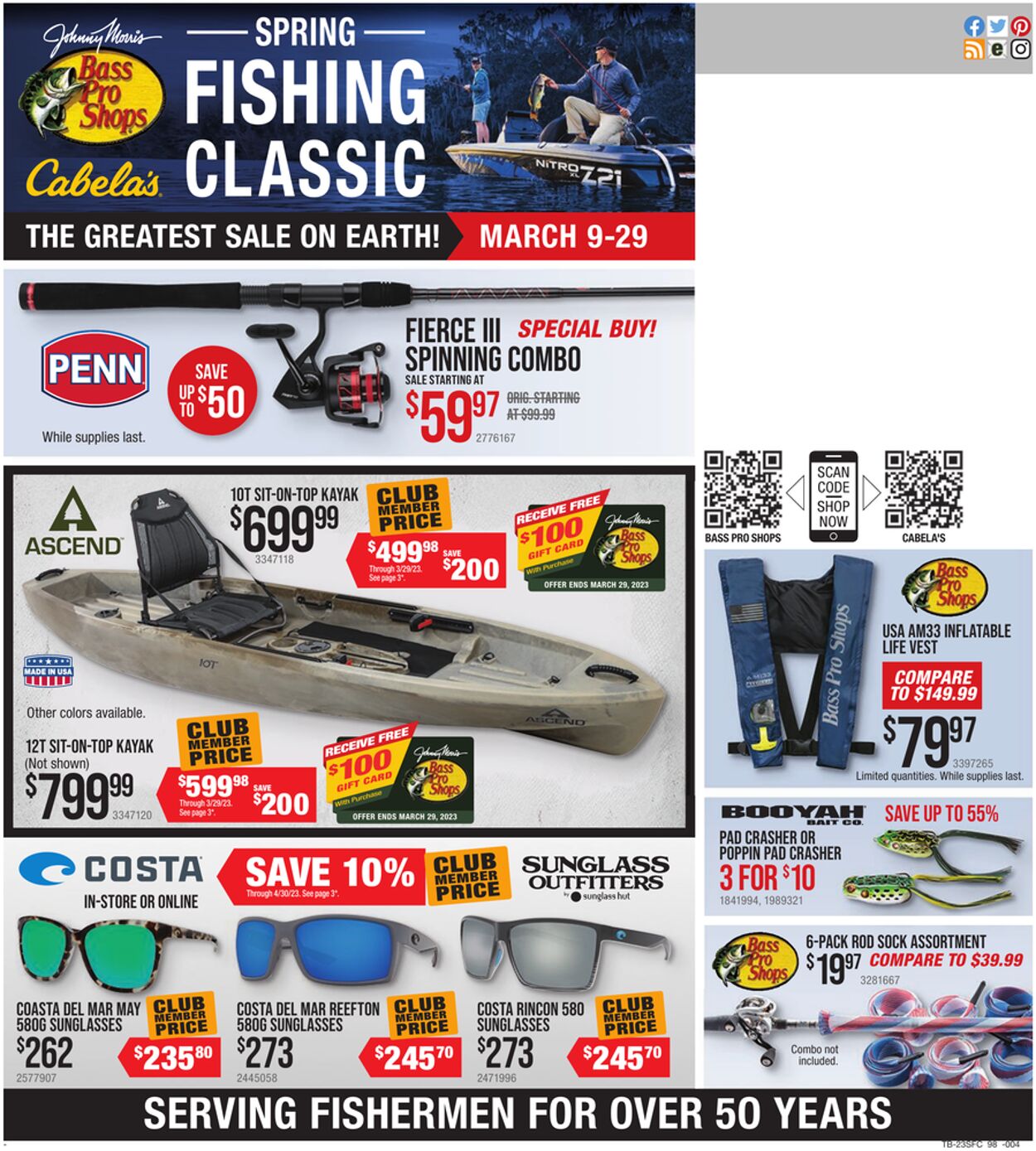 Weekly ad Cabela's 03/09/2023 - 03/29/2023