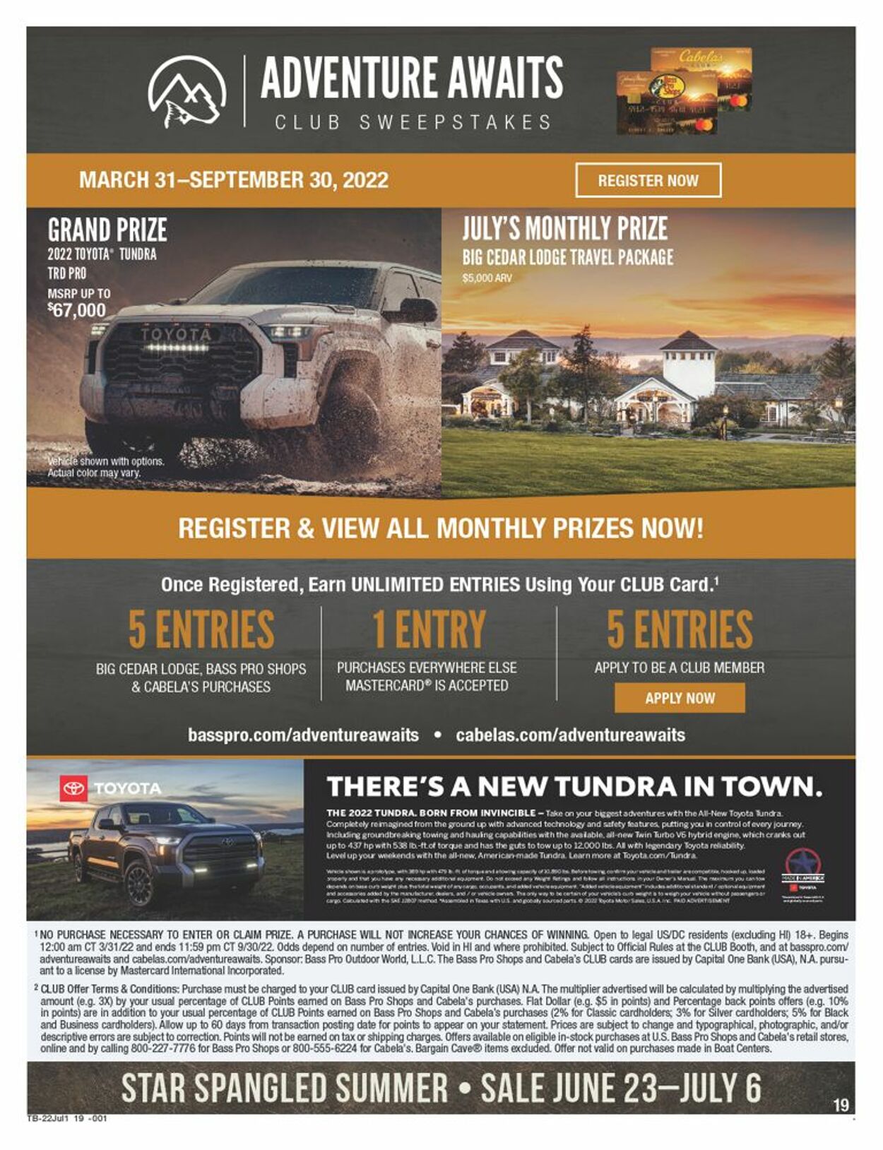 Weekly ad Cabela's 06/23/2022 - 07/06/2022