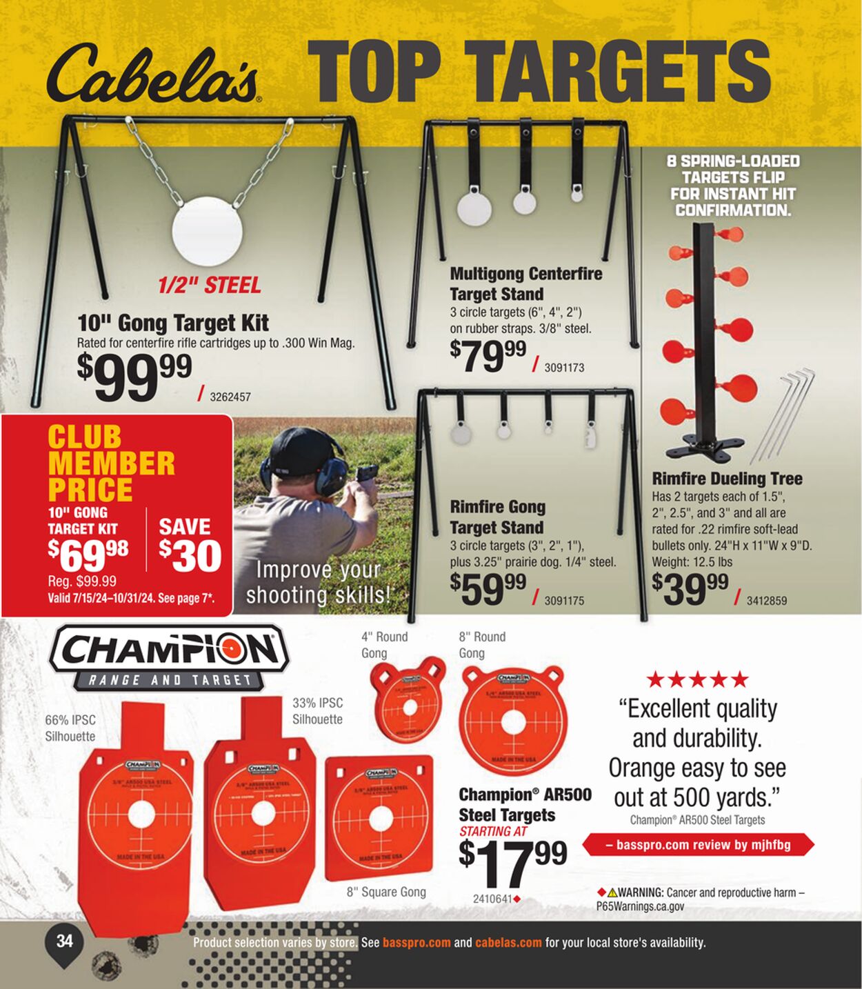 Weekly ad Cabela's 07/12/2024 - 03/12/2025