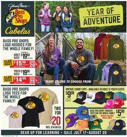 Weekly ad Cabela's 07/17/2025 - 08/20/2025