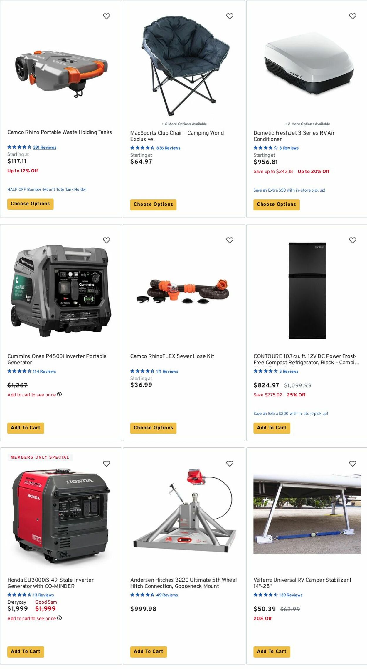 Weekly ad Camping World 10/01/2025 - 10/16/2025