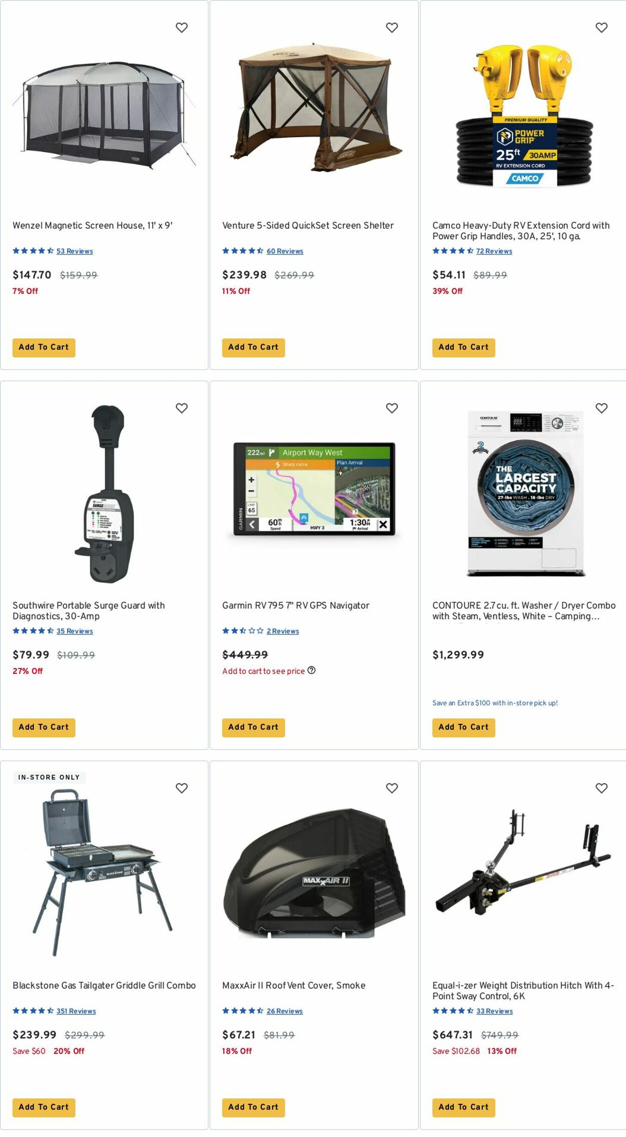 Weekly ad Camping World 10/01/2025 - 10/16/2025