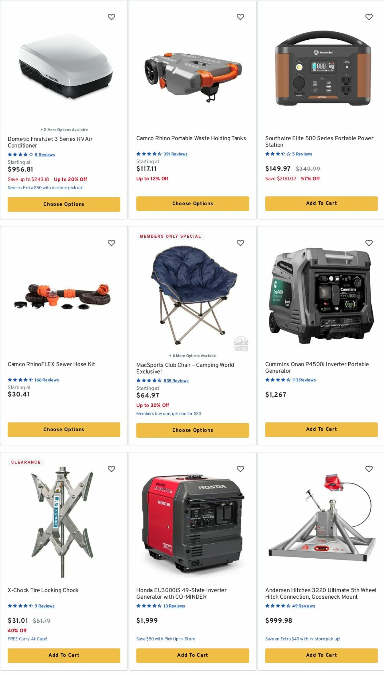 Weekly ad Camping World 08/16/2025 - 08/31/2025