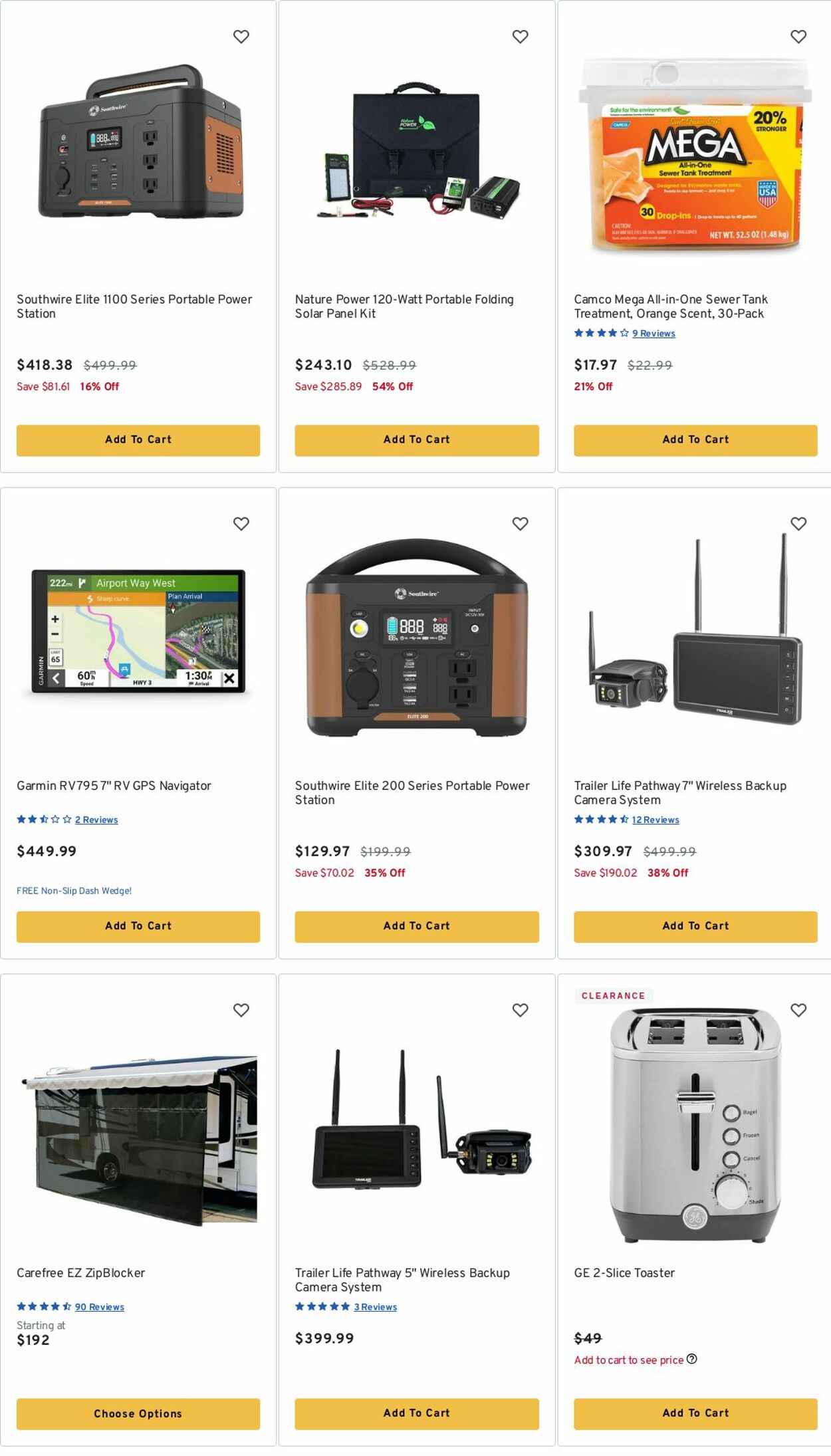 Weekly ad Camping World 08/16/2025 - 08/31/2025