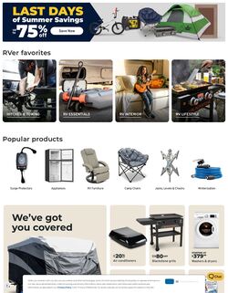 Weekly ad Camping World 09/01/2024 - 09/16/2024