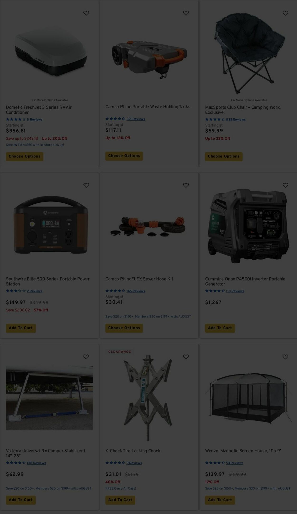 Weekly ad Camping World 08/01/2025 - 08/16/2025