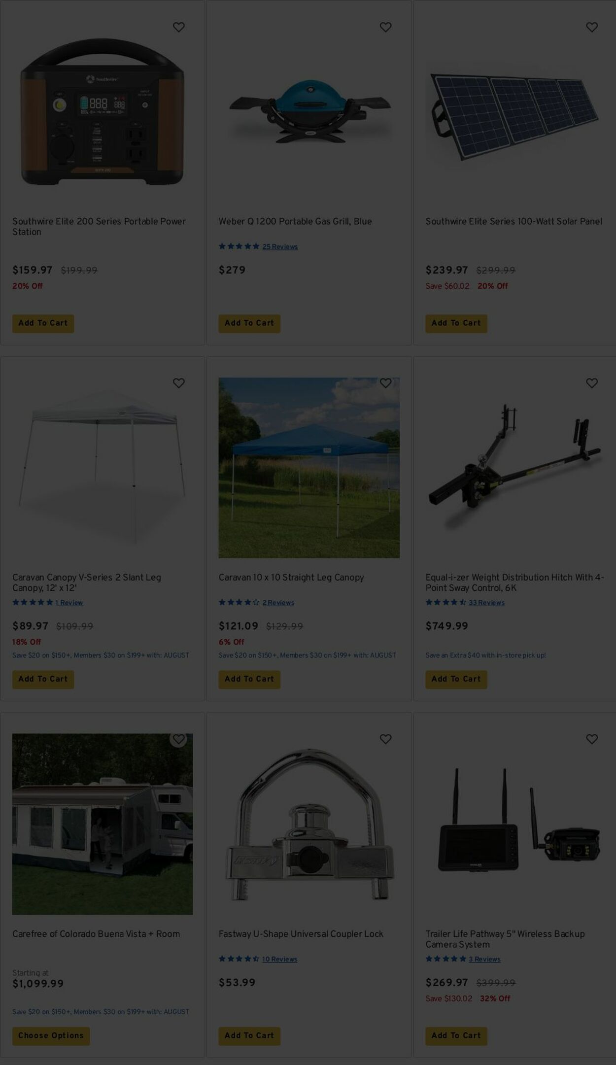 Weekly ad Camping World 08/01/2025 - 08/16/2025